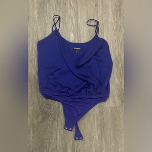 Express royal blue bodysuit